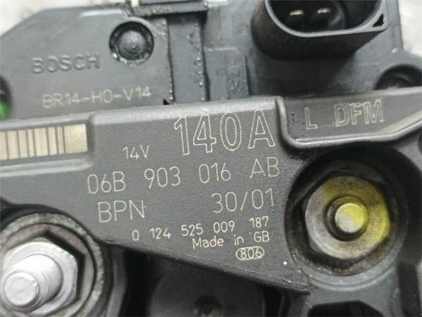 ALTERNADOR Audi A4 1.8 G T (B6) 150CV (8E) (110 KW) - 18679 / AVJ