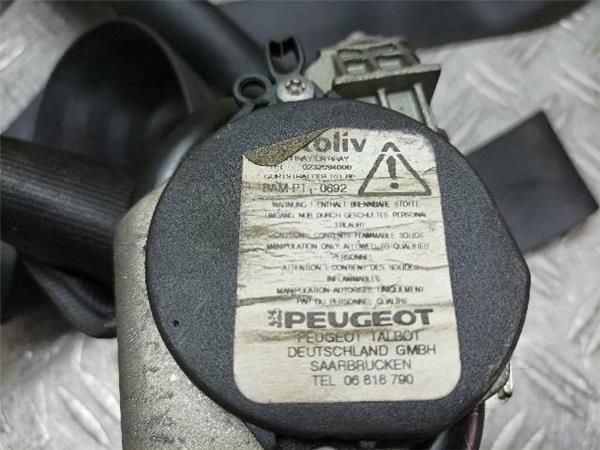 CINTURON SEGURIDAD DEL. DCHO. Peugeot 207 1.6 HDI (WA/WC/WM) 16V (2006-2013) (80 KW) - 18803 / 9HZ O 9H01