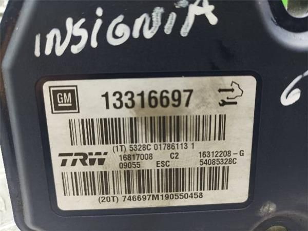 NUCLEO ABS Opel Insignia 2.0 CDTI SPORTS TOURER 160CV (2008-2017) (118 KW) - 18936 / A20DTH