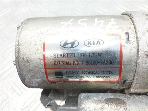 MOTOR ARRANQUE Hyundai ix35 1.7 CRDI (LM, EL, ELH) 116CV (2010-2015) (85 KW) - 19044 / D4FD