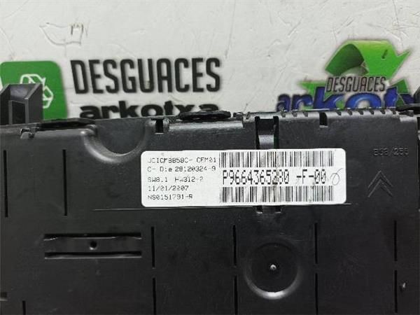 CUADRO INSTRUMENTOS Citroen C4 2.0 HDI PICASSO I 136CV (UA) (2006-2013) (100 KW) - 19066 / RHJ