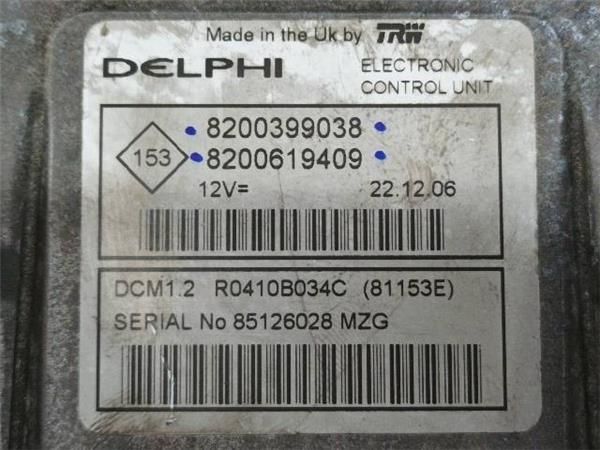 CENTRALITA MOTOR UCE Renault Clio 1.5 DCI III (63 KW) - 19518 / K9KT7