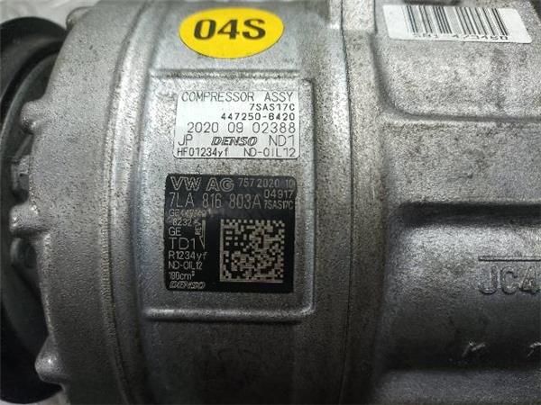 COMPRESOR AIRE ACOND. Volkswagen California 2.0 TDI T6 204CV (2015-....) (150 KW) - 19641 / CXE