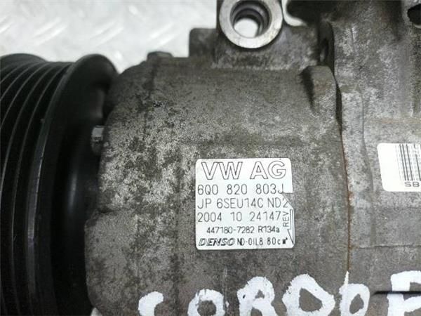COMPRESOR AIRE ACOND. Seat Cordoba 1.9 TDI (6L2) 101CV (2002-2009) (74 KW) - 19708 / ATD