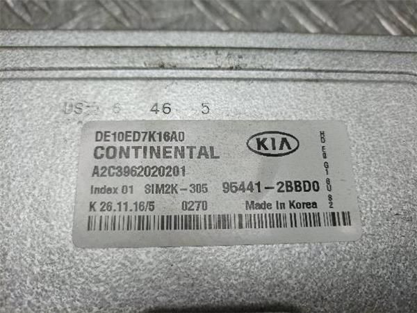 CENTRALITA MOTOR UCE Kia Niro 1.6 GDI I (DE) 105CV HYBRID (2016-2022) (77,2 KW) - 19733 / G4LE