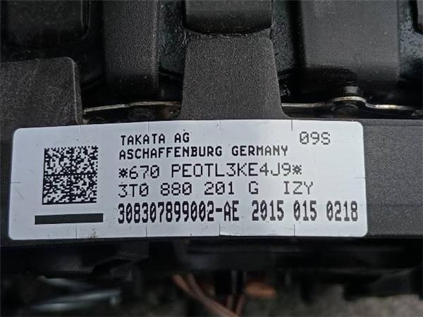 KIT AIRBAG Skoda Superb 2.0 TDI II 140CV 16V (2009-2015) (103 KW) - 19831 / CFF