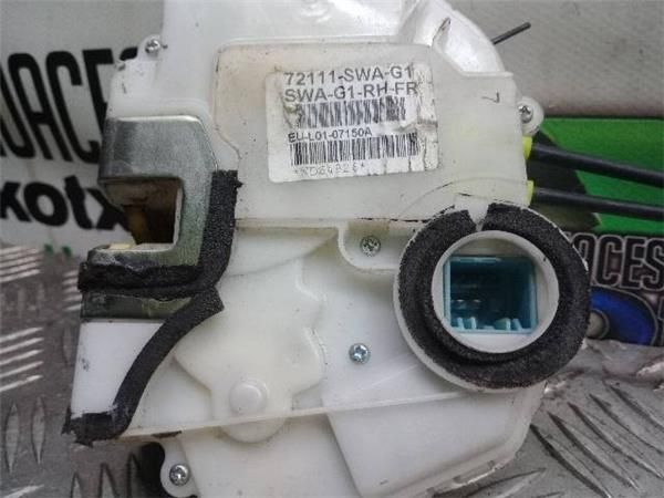 CERRADURA PUERTA DEL. DCHA. Honda Crv 2.2 CTDI (RE) 140CV (2007-2012) (103 KW) - 19845 / N22A2